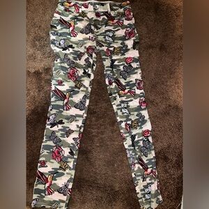 Floral Camo girls Jeans new with tags 12